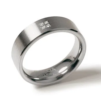 0101-12 Boccia Titanium Ring