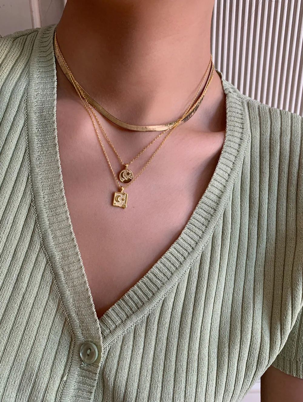 18K Gold Dipped Magic Card Necklace