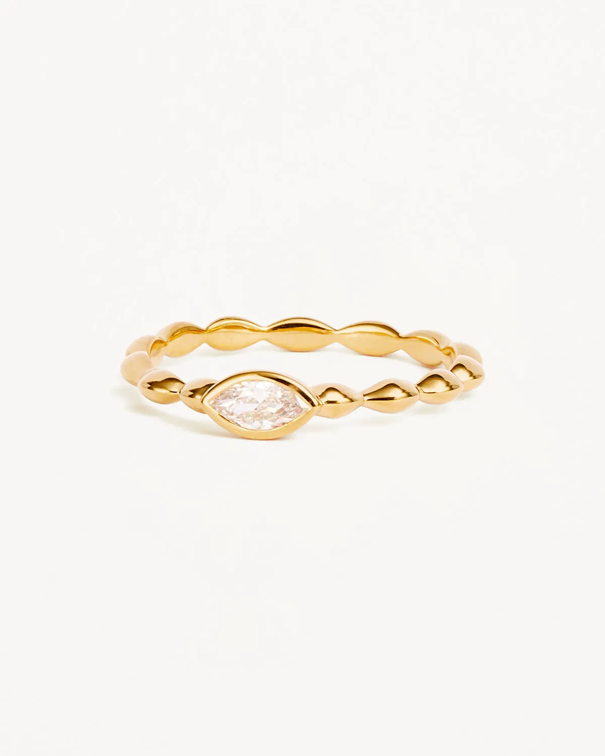 18k Gold Vermeil Lucky Eye Ring