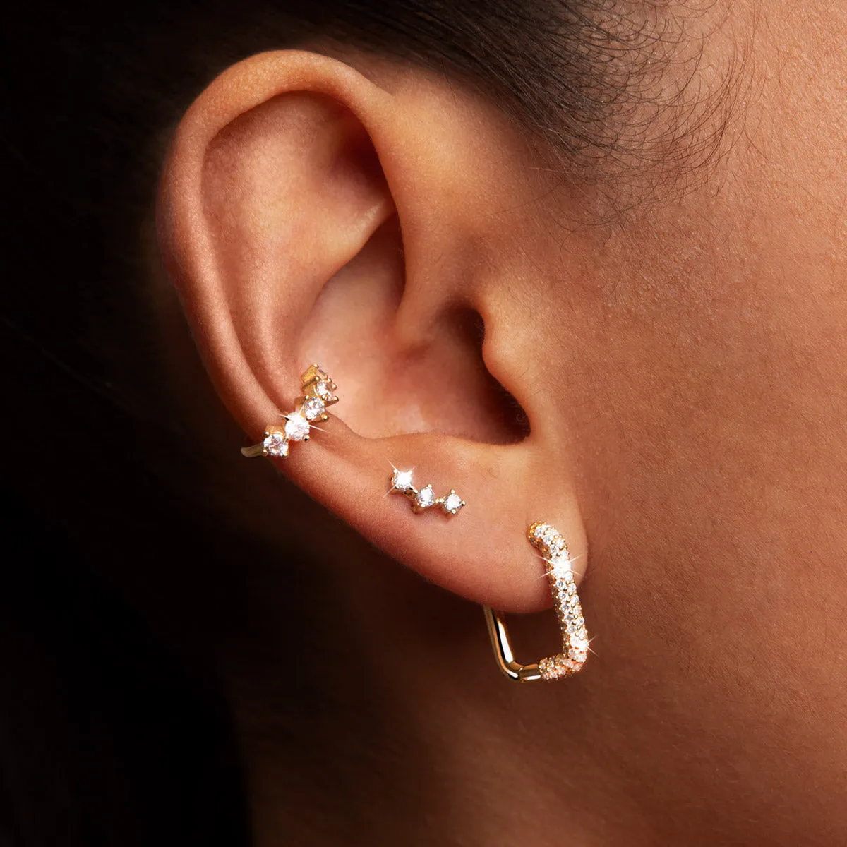 5 Spark Gold Ear Cuff
