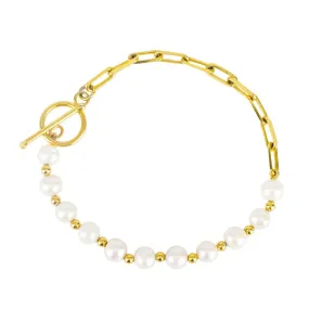 92.5 Silver Gold Plated Bracelet