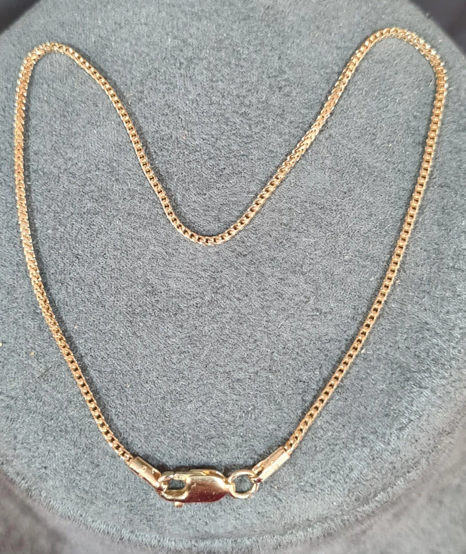 9ct Gold Franco Chain Anklet