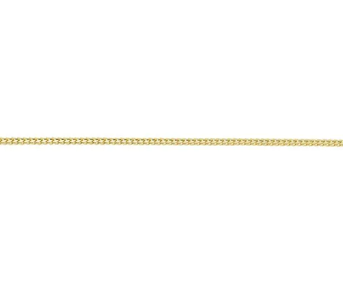 9ct Gold Franco Chain Anklet