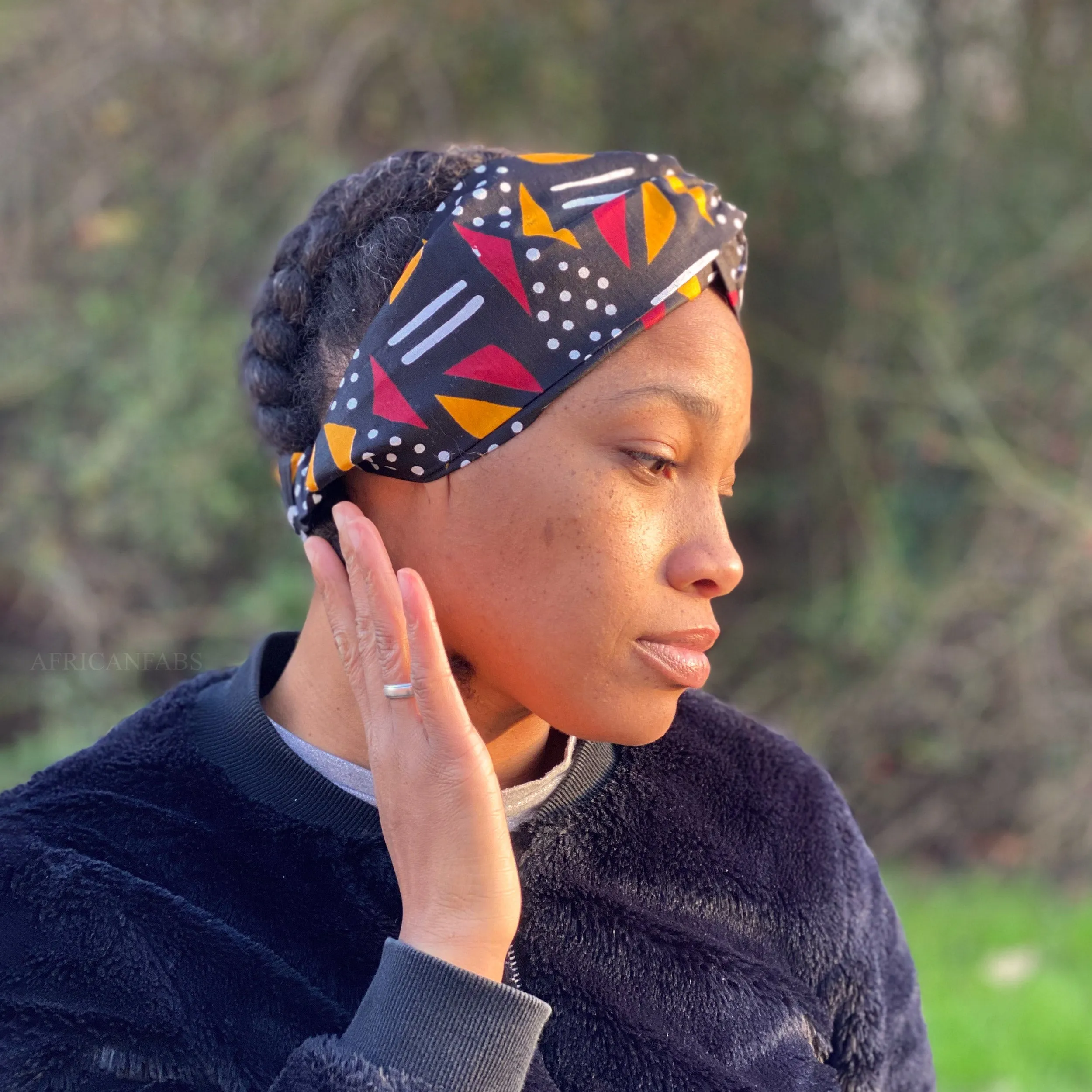 African print Headband - Adults - Hair Accessories - Mud cloth