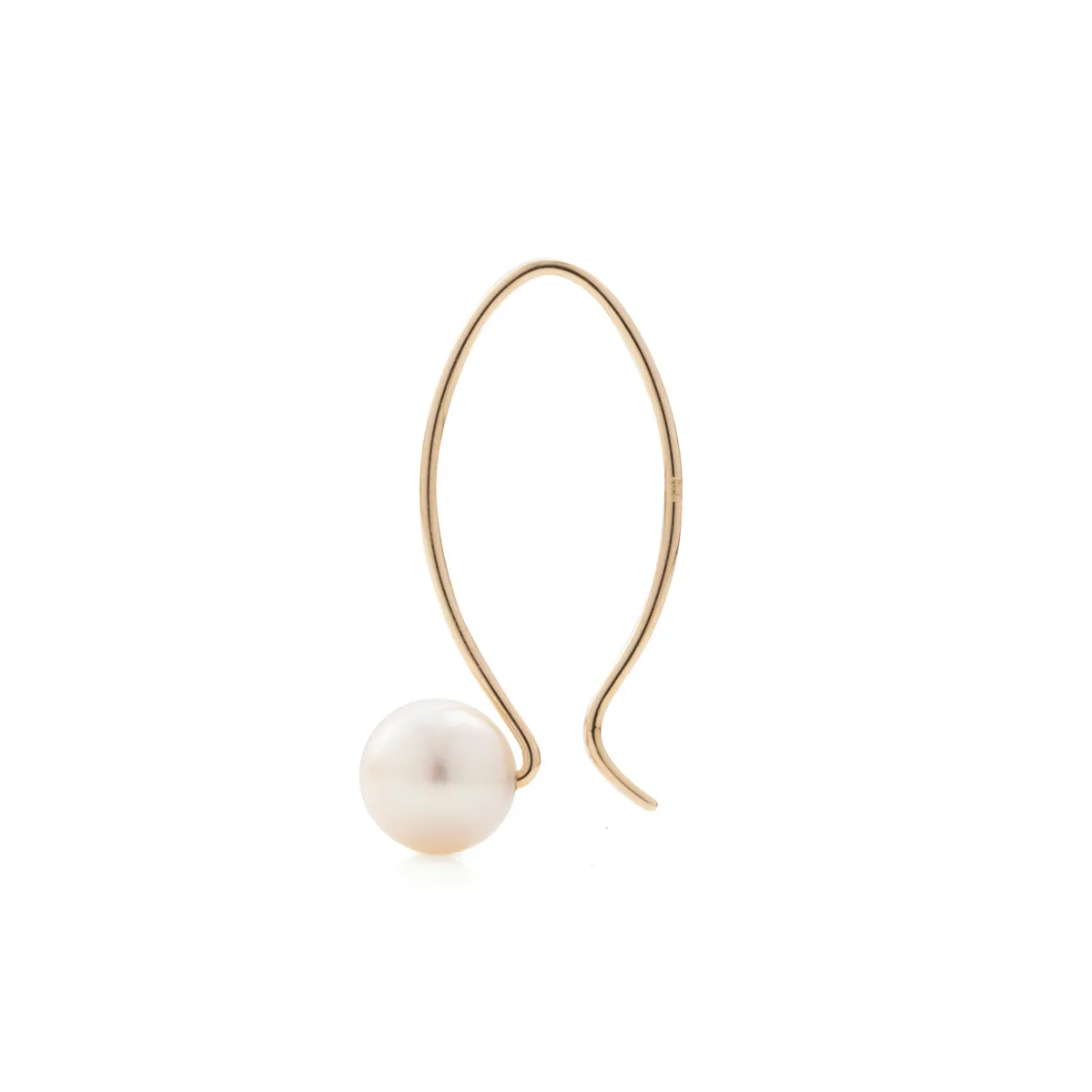 Akoya Pearl U Hook Earring