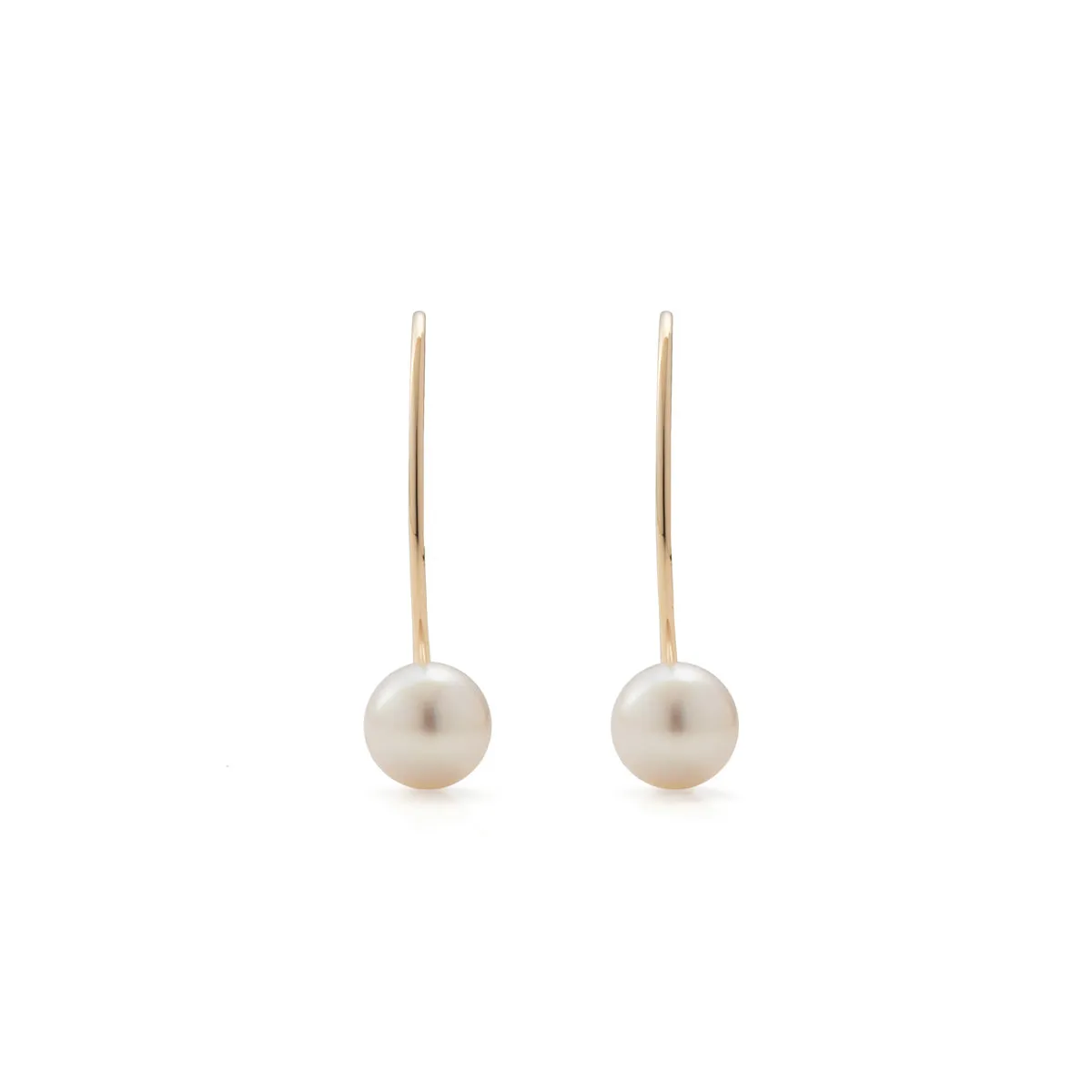Akoya Pearl U Hook Earring