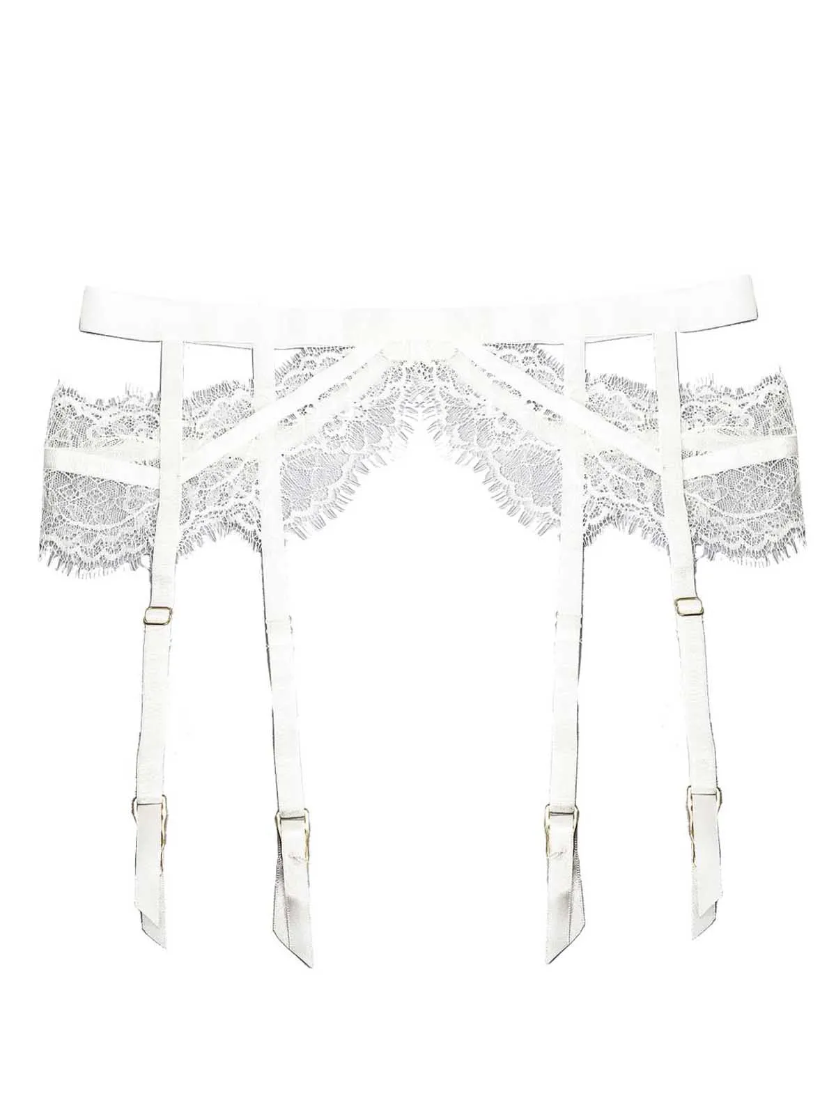 Alexa Ivory Garter Belt