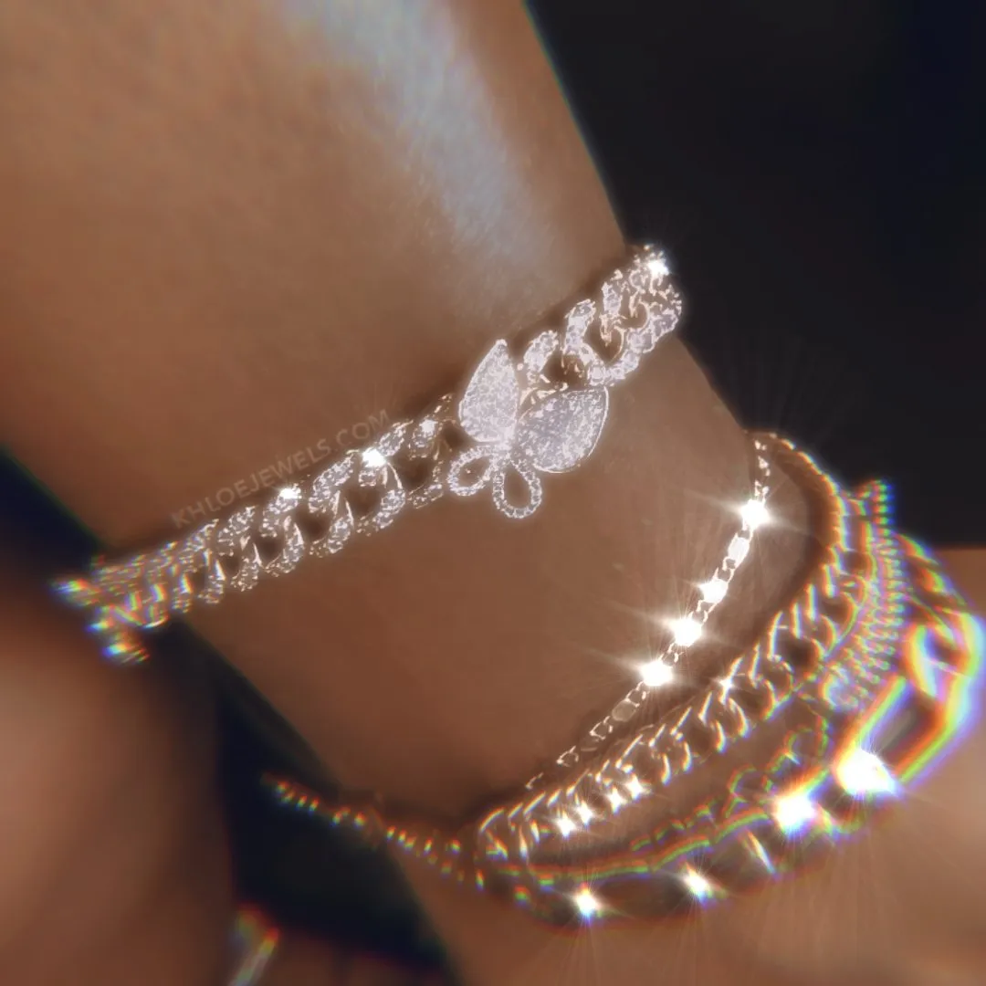 Allure CZ Cuban Link Anklet