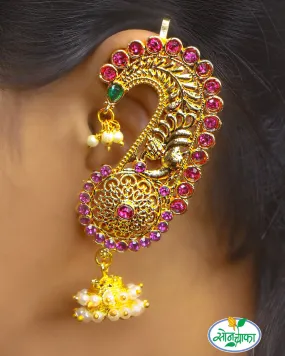 ALLURING PAISLEY EAR-CUFFS