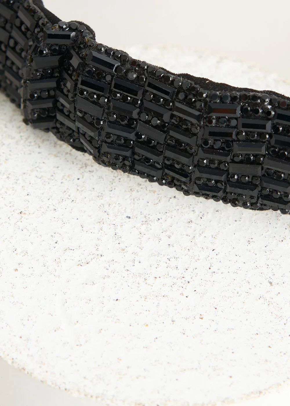 AMARA SPARKLE HEADBAND - BLACK