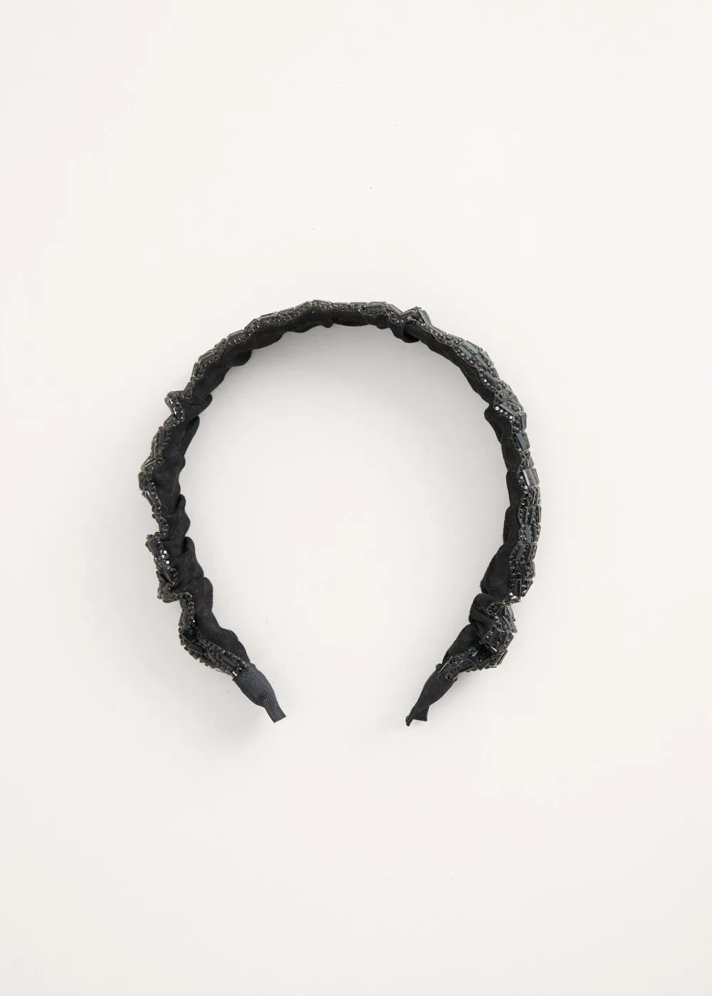 AMARA SPARKLE HEADBAND - BLACK