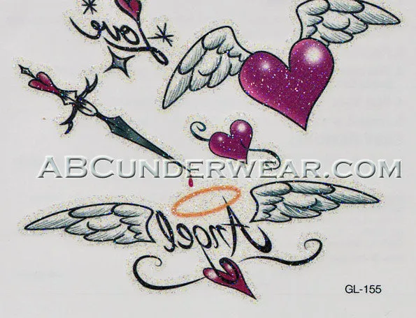 Angel Love Temporary Tattoos