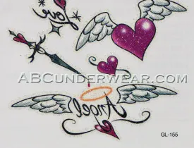 Angel Love Temporary Tattoos