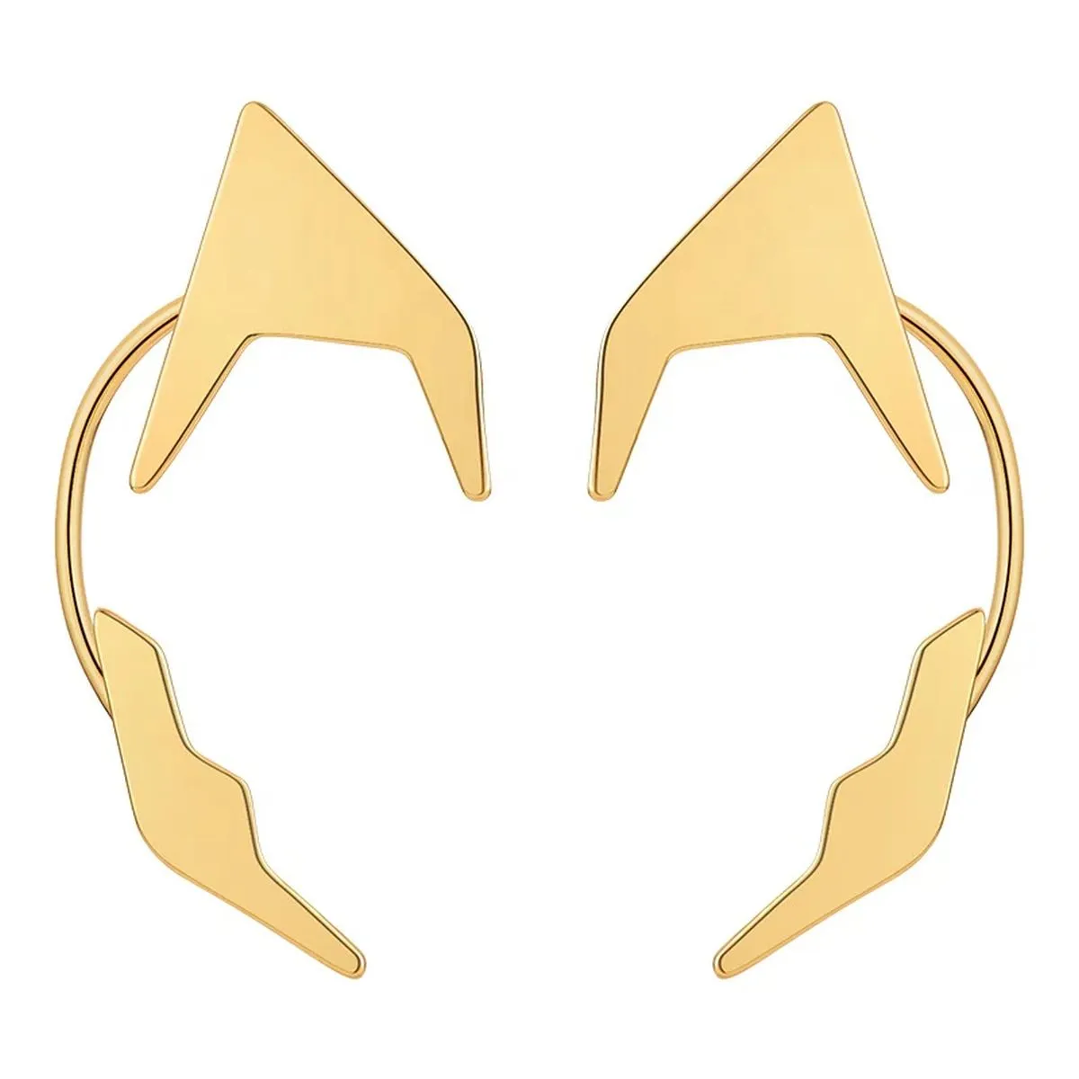 Arrow 18K Gold Brass Anti Tarnish Ear Cuff Earring For Women