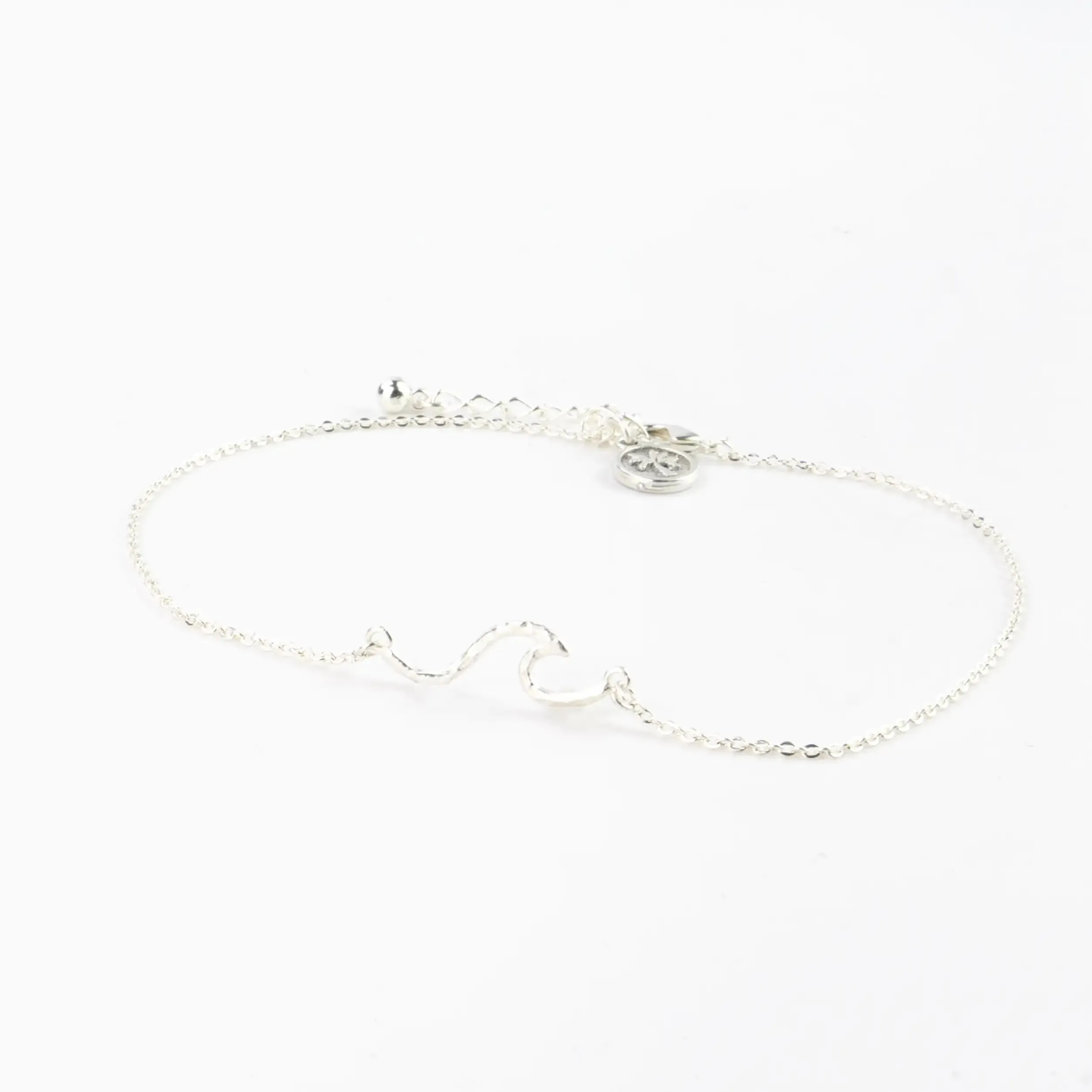 Asri Hammered Wave Anklet