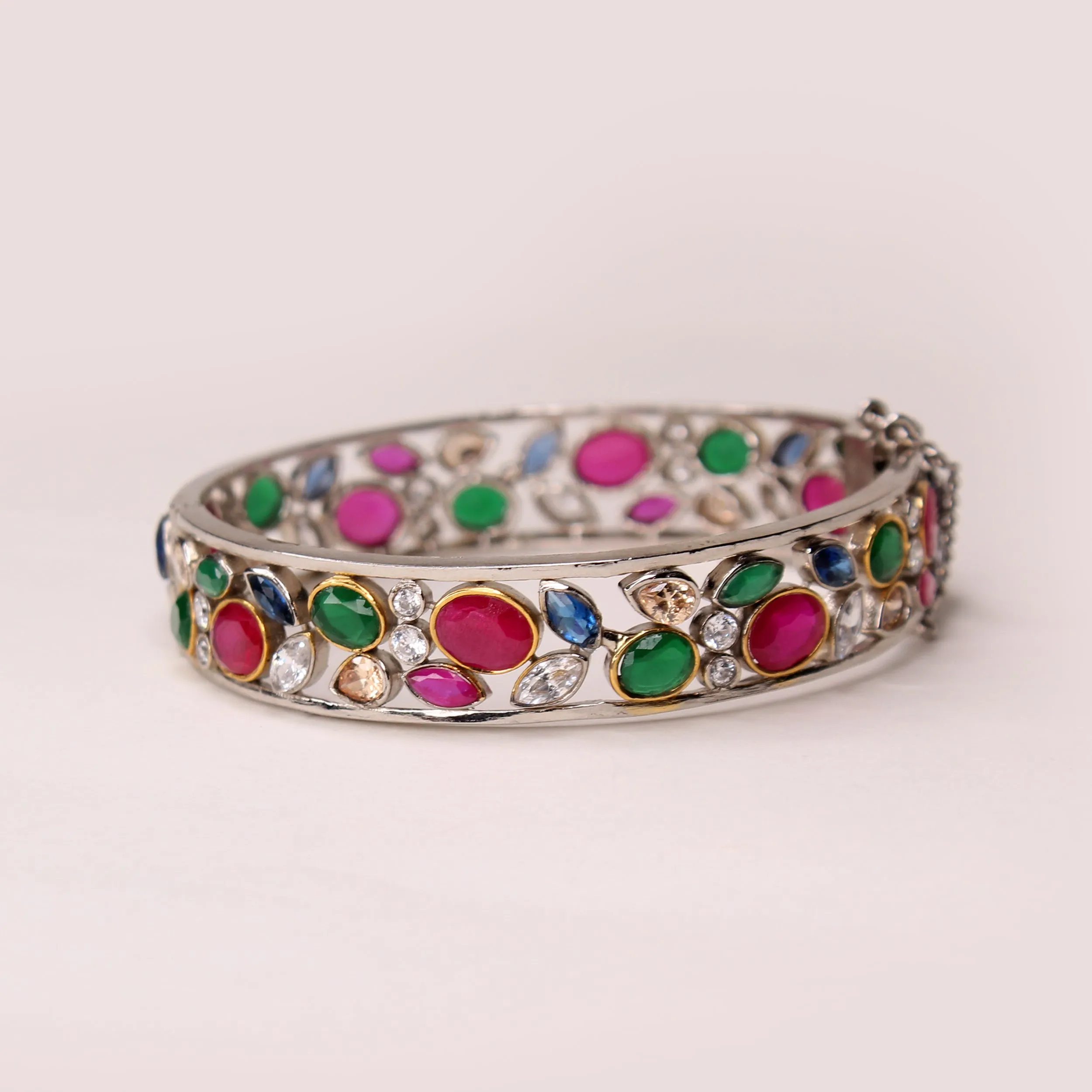 Bangle in Multi Color Stones