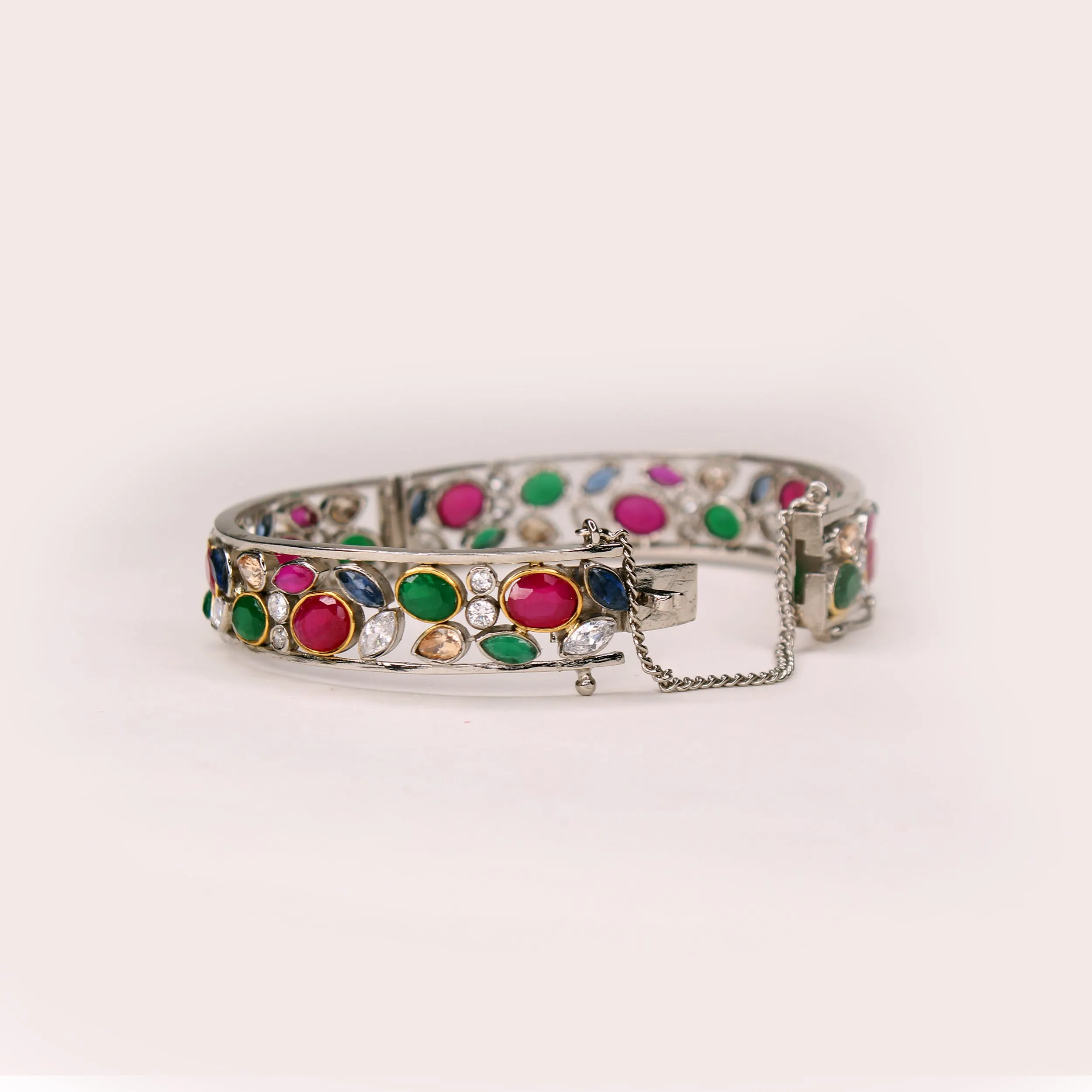 Bangle in Multi Color Stones
