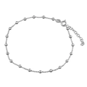 Bead Chain Anklet - Sterling Silver & Gold Vermeil