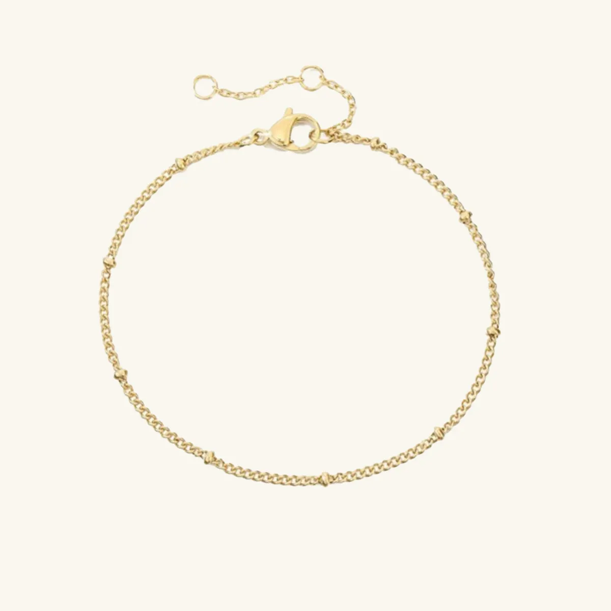 Beaded Chain Anklet