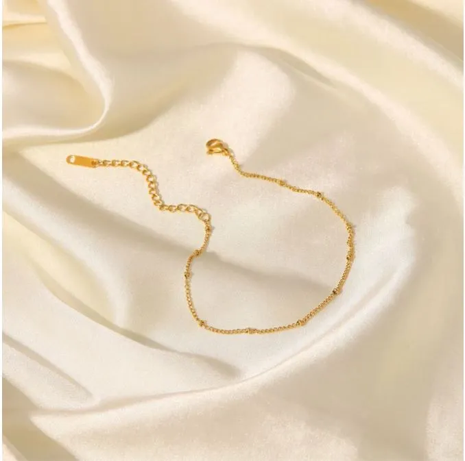 Beaded Chain Anklet