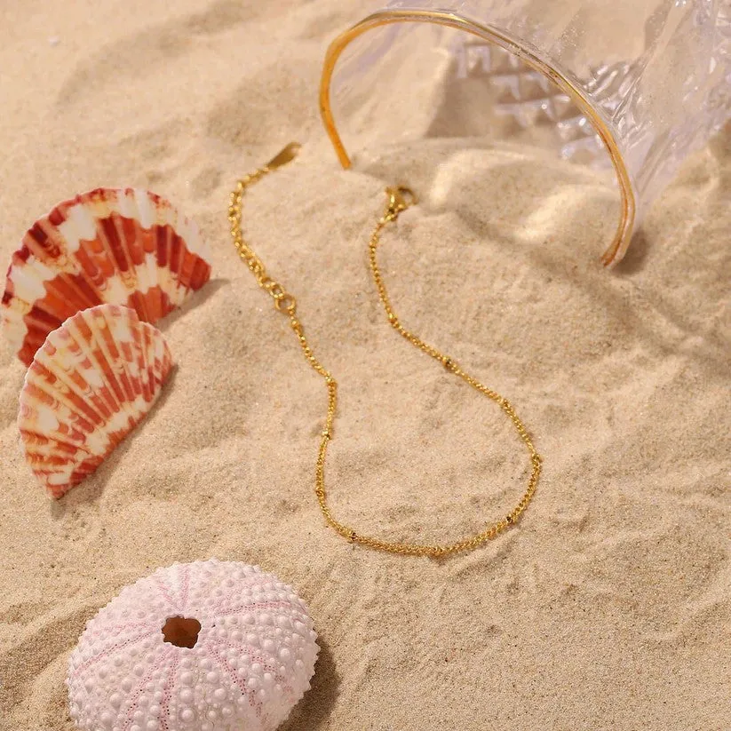 Beaded Chain Anklet