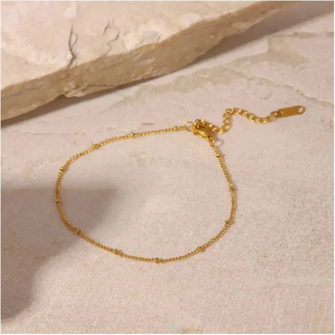Beaded Chain Anklet