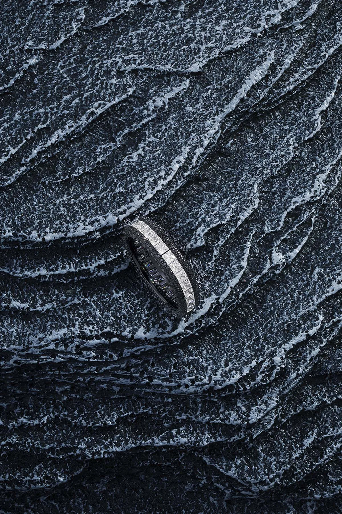 Black Pavé Ring