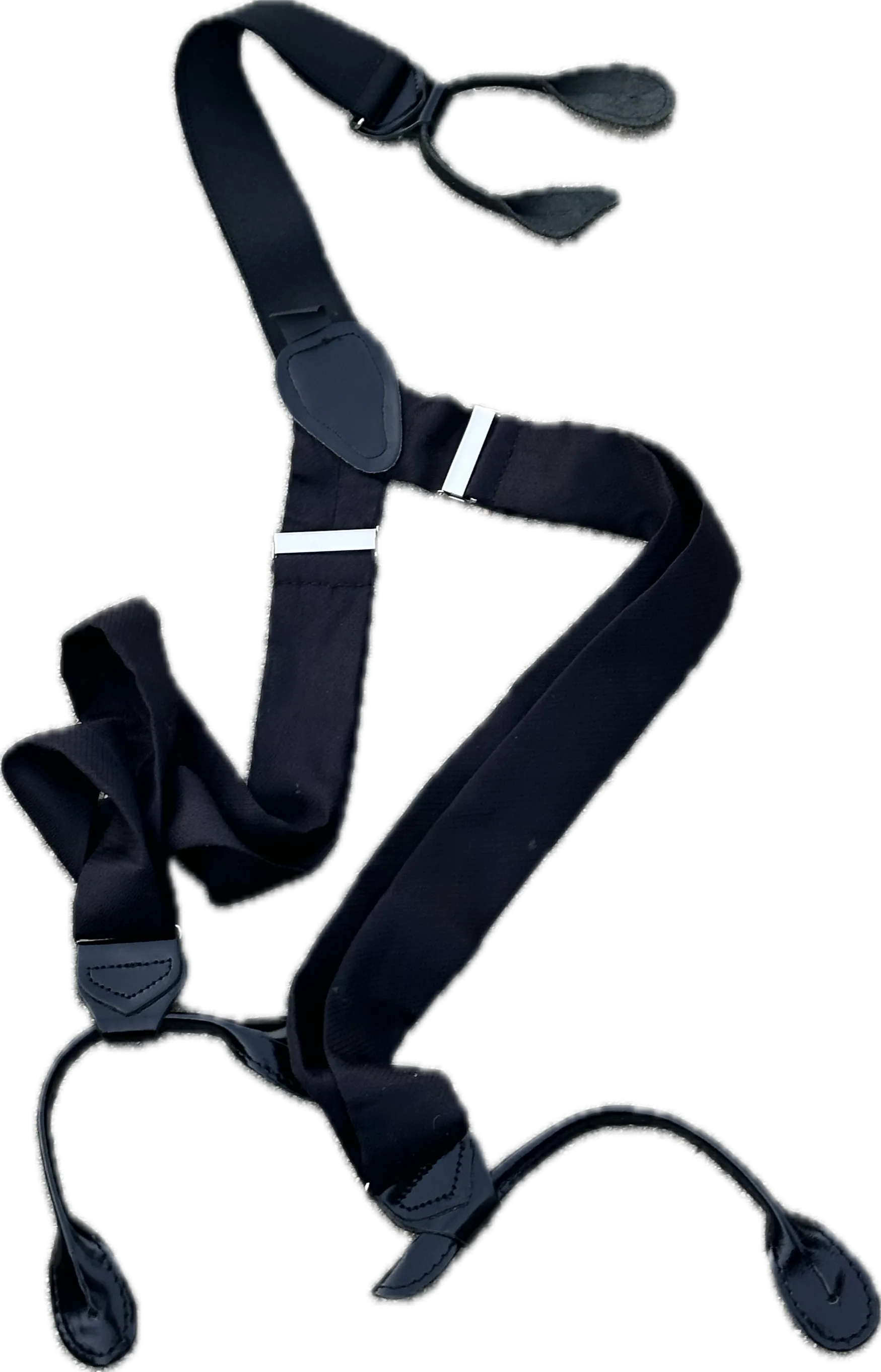 BONES: Agent Seeley Booth's HERO Black Suspenders