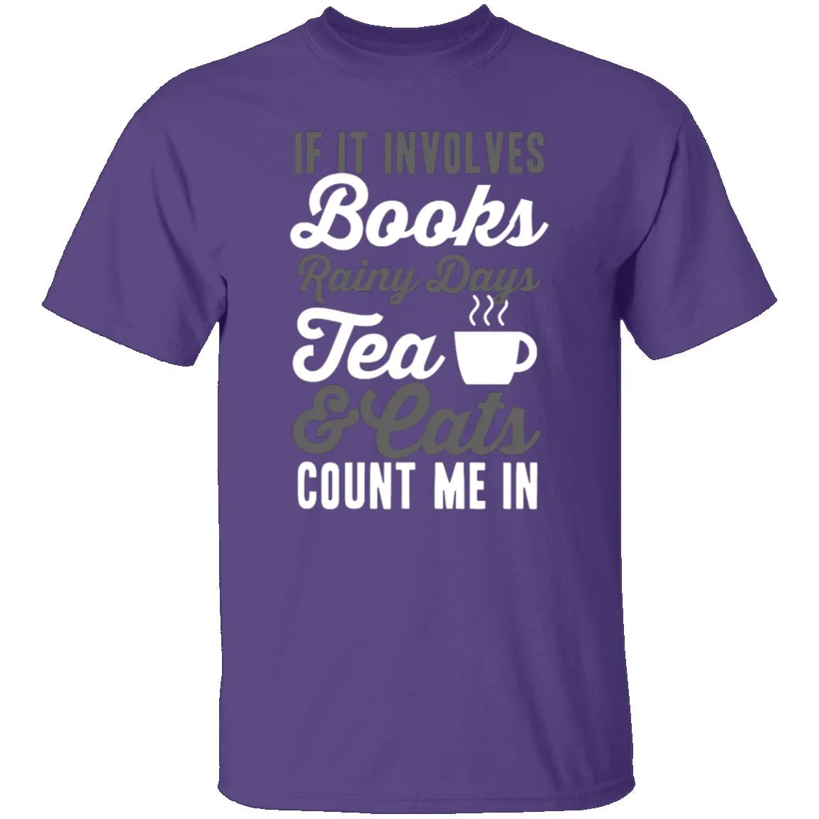 Books Tea & Cats T-Shirt