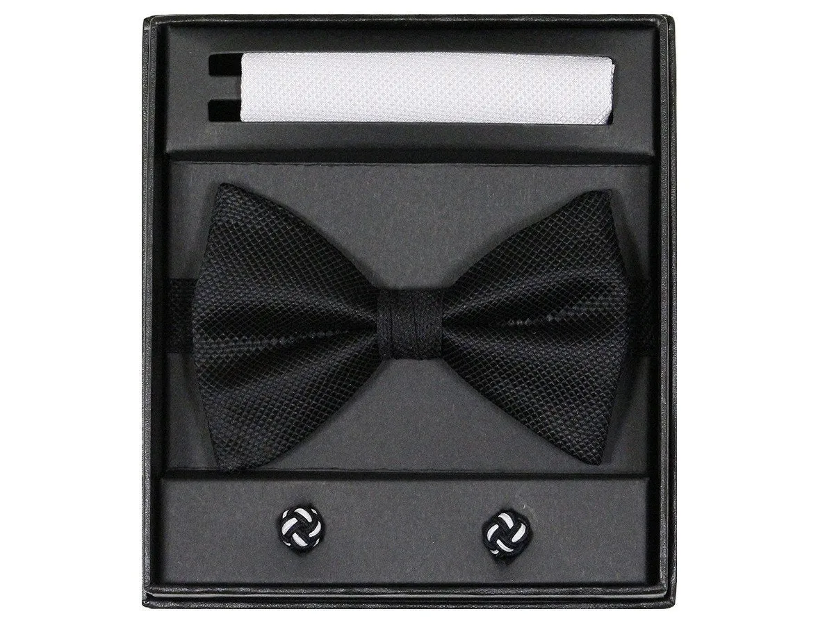 Boy's Bow Tie Box Set 22730 Black