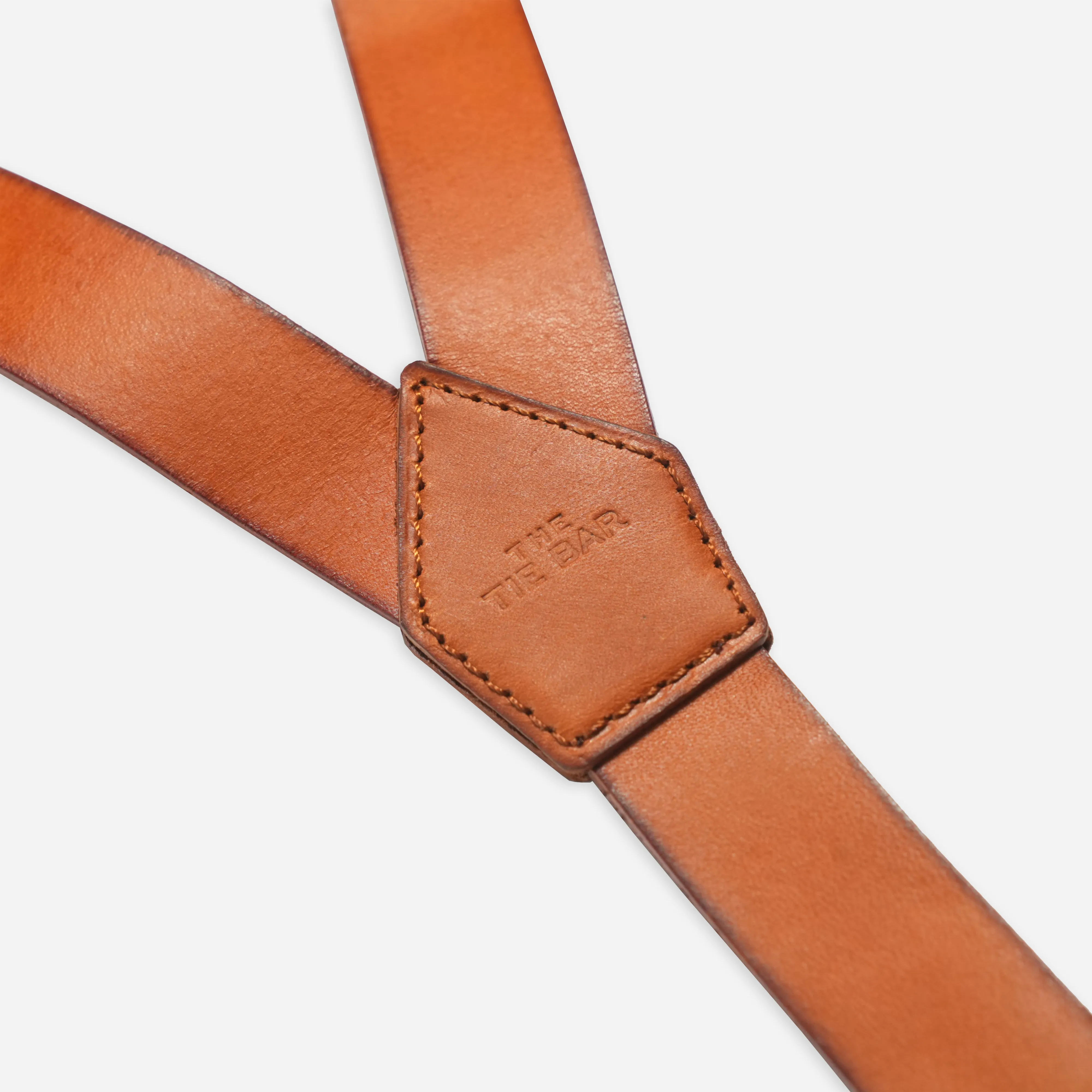 Brown Leather Suspender