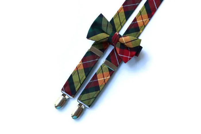 Buchanan Tartan Suspenders - Boys