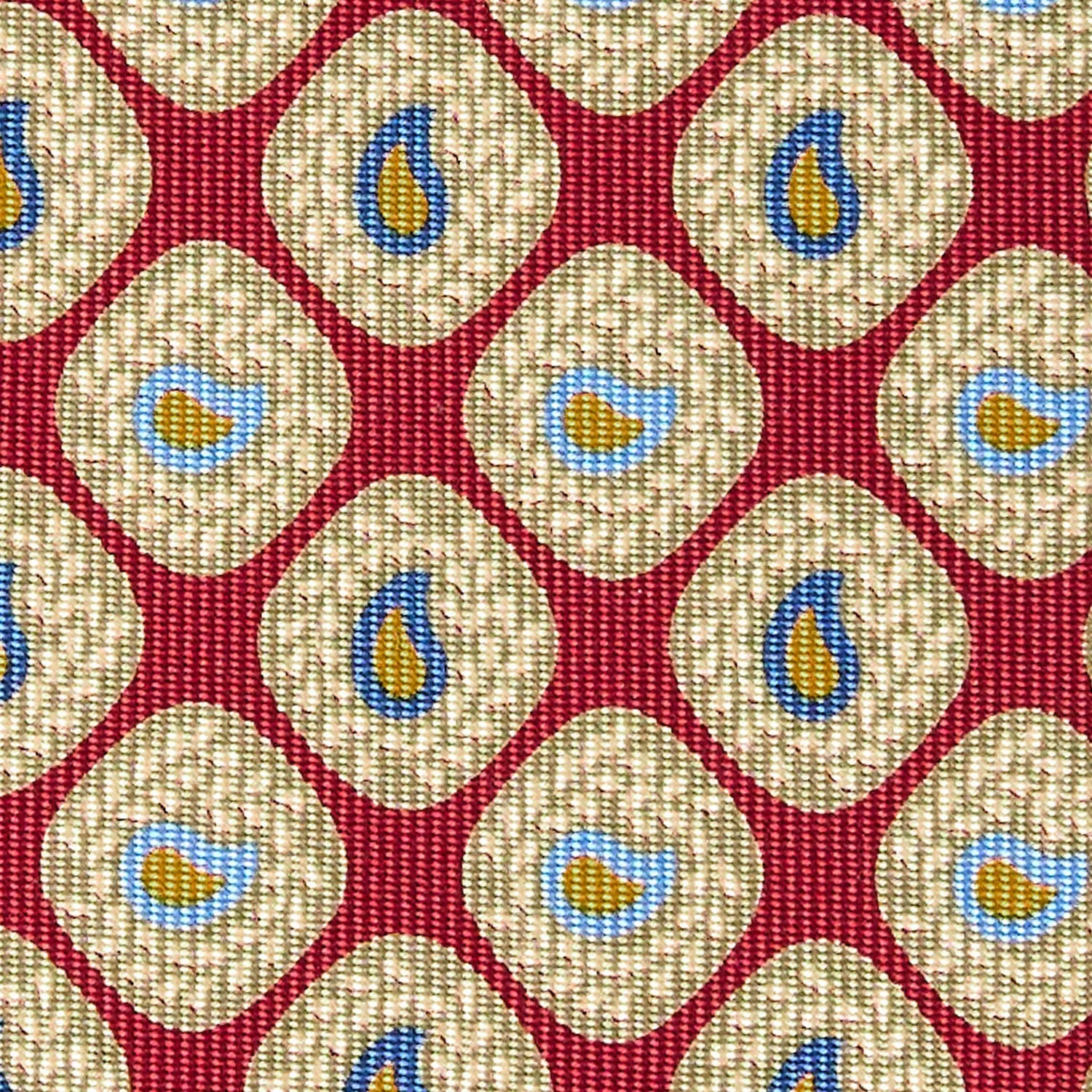 BURGUNDY COLLECTION HERITAGE SILK TIE