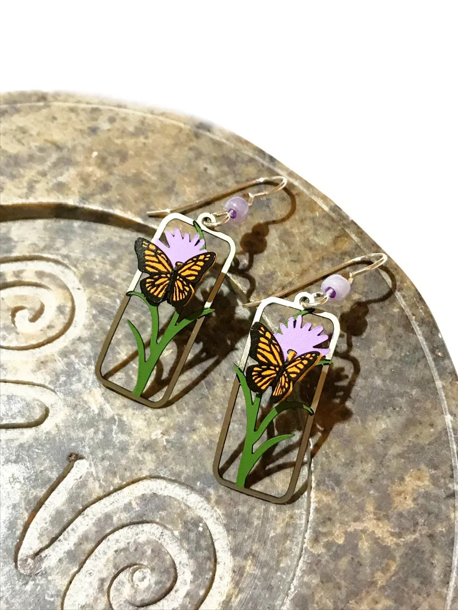 Butterfly & Flower Dangles by Sienna Sky
