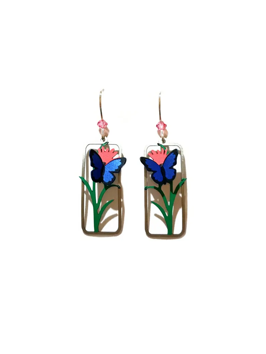 Butterfly & Flower Dangles by Sienna Sky