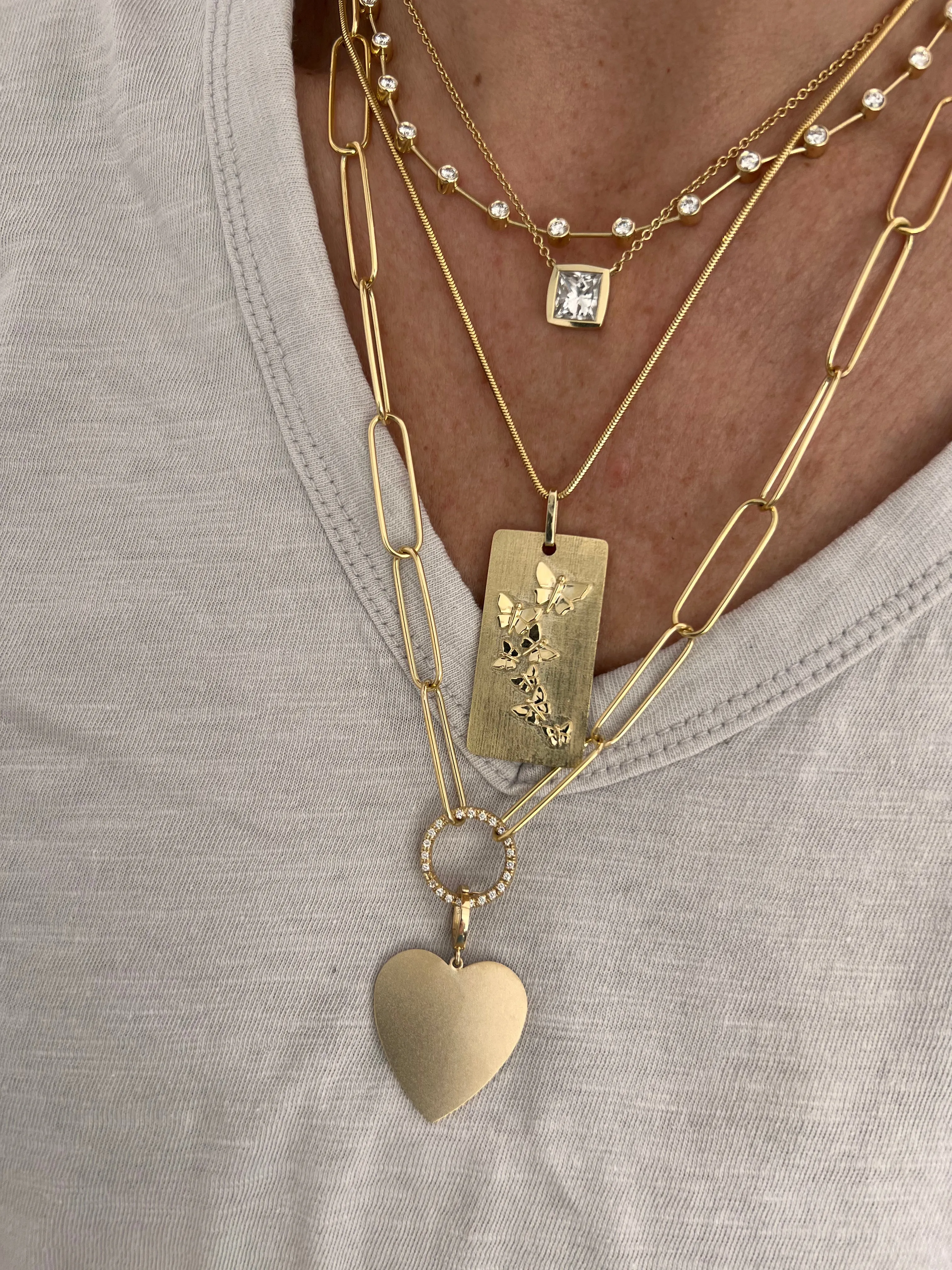 Butterfly Dog Tag Charm
