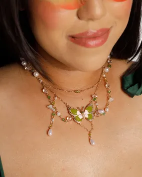 Butterfly Landing Necklace