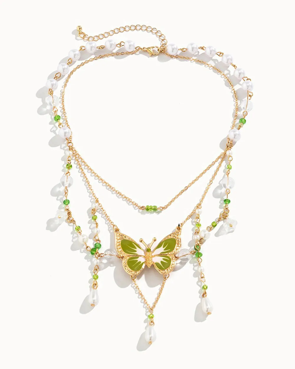Butterfly Landing Necklace