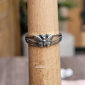 Butterfly silver 925 ring