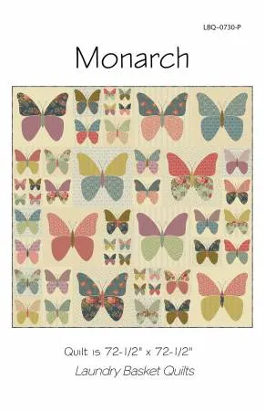 Butterfly Stencil by Edyta Sitar from Laundry Basket Quilts, LBQ-0474-T