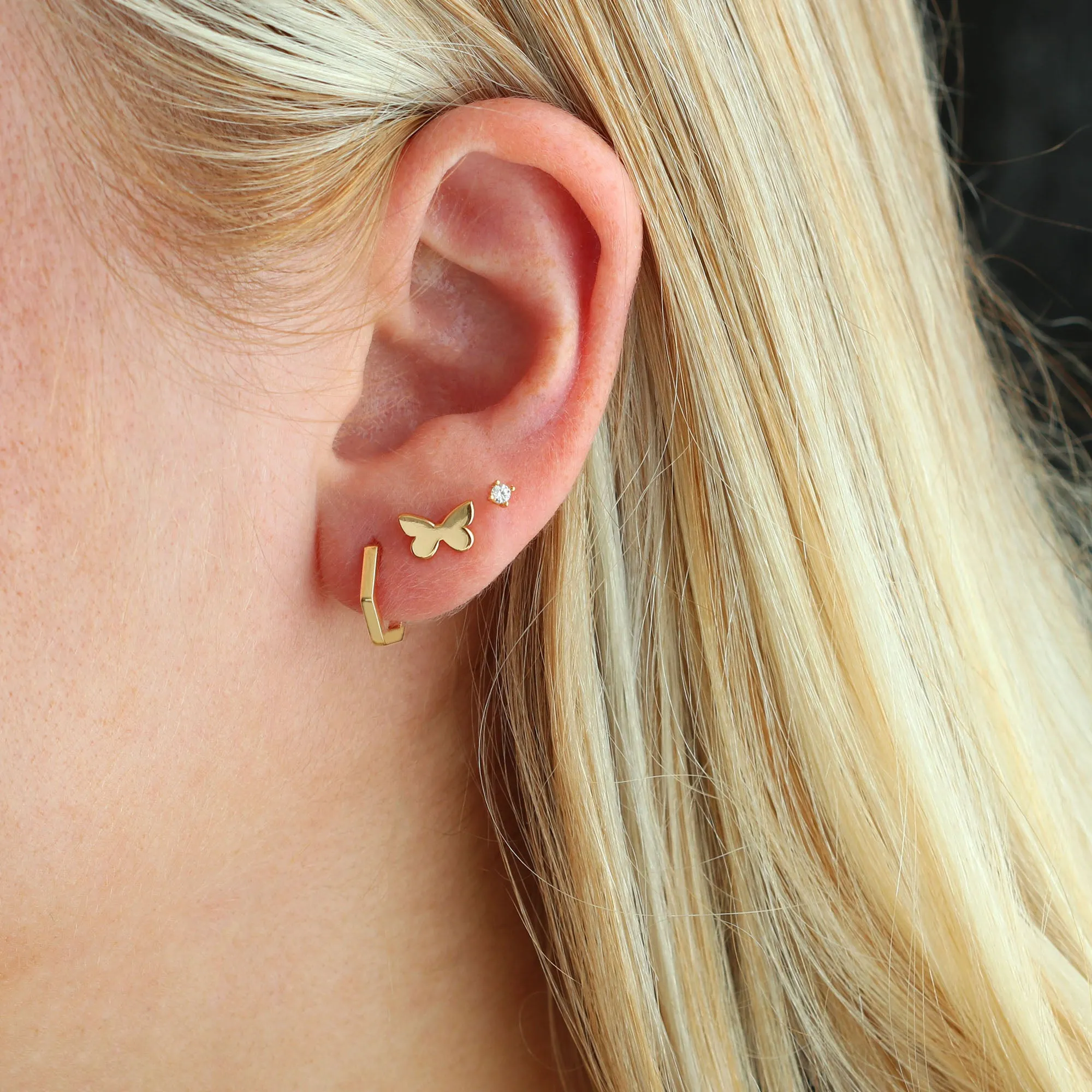 Butterfly Stud Earrings