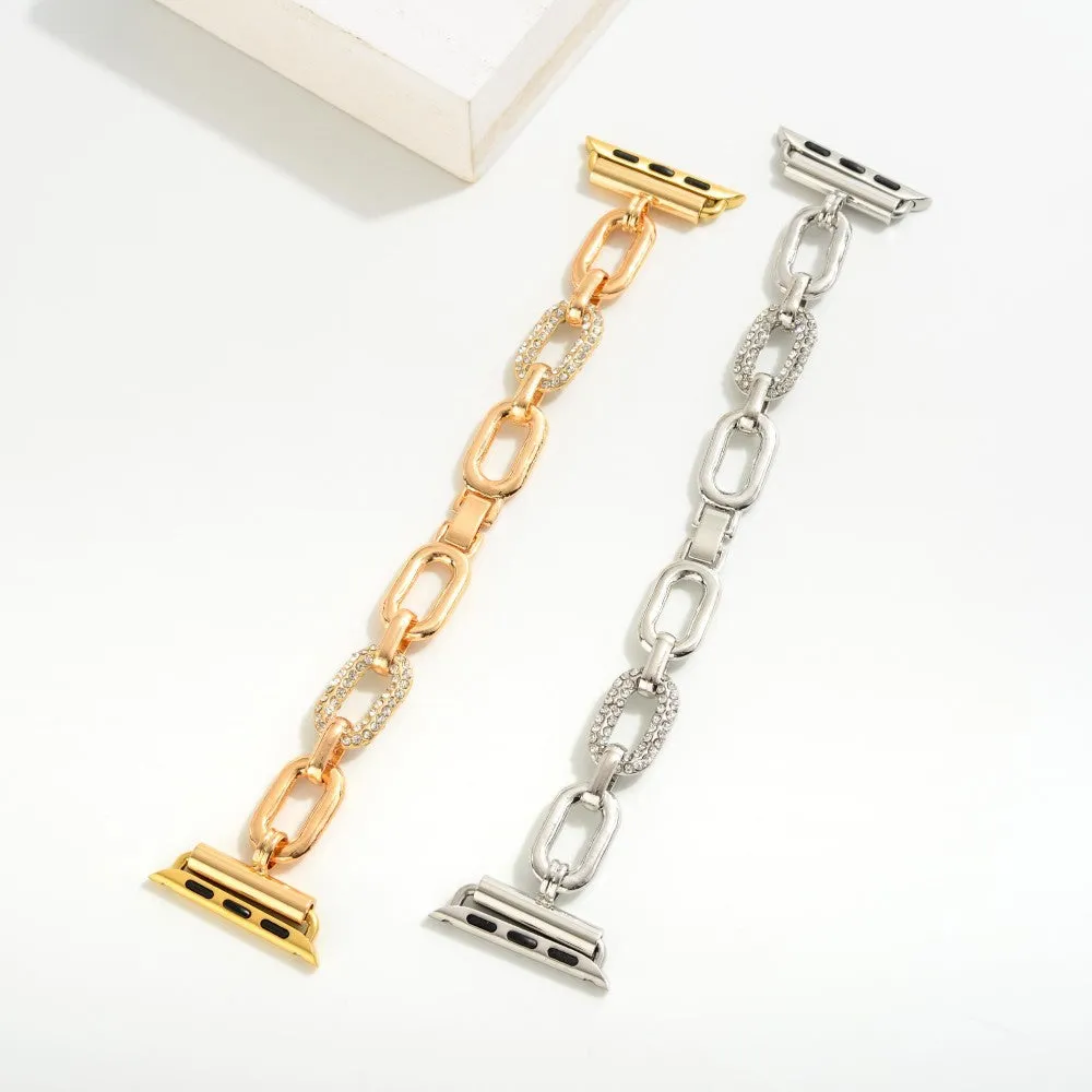 Chain Smartwatch Band (Silver or Gold)