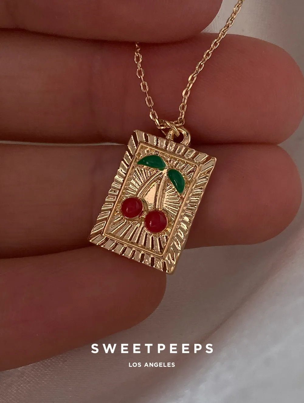 Cherry Pendant Necklace