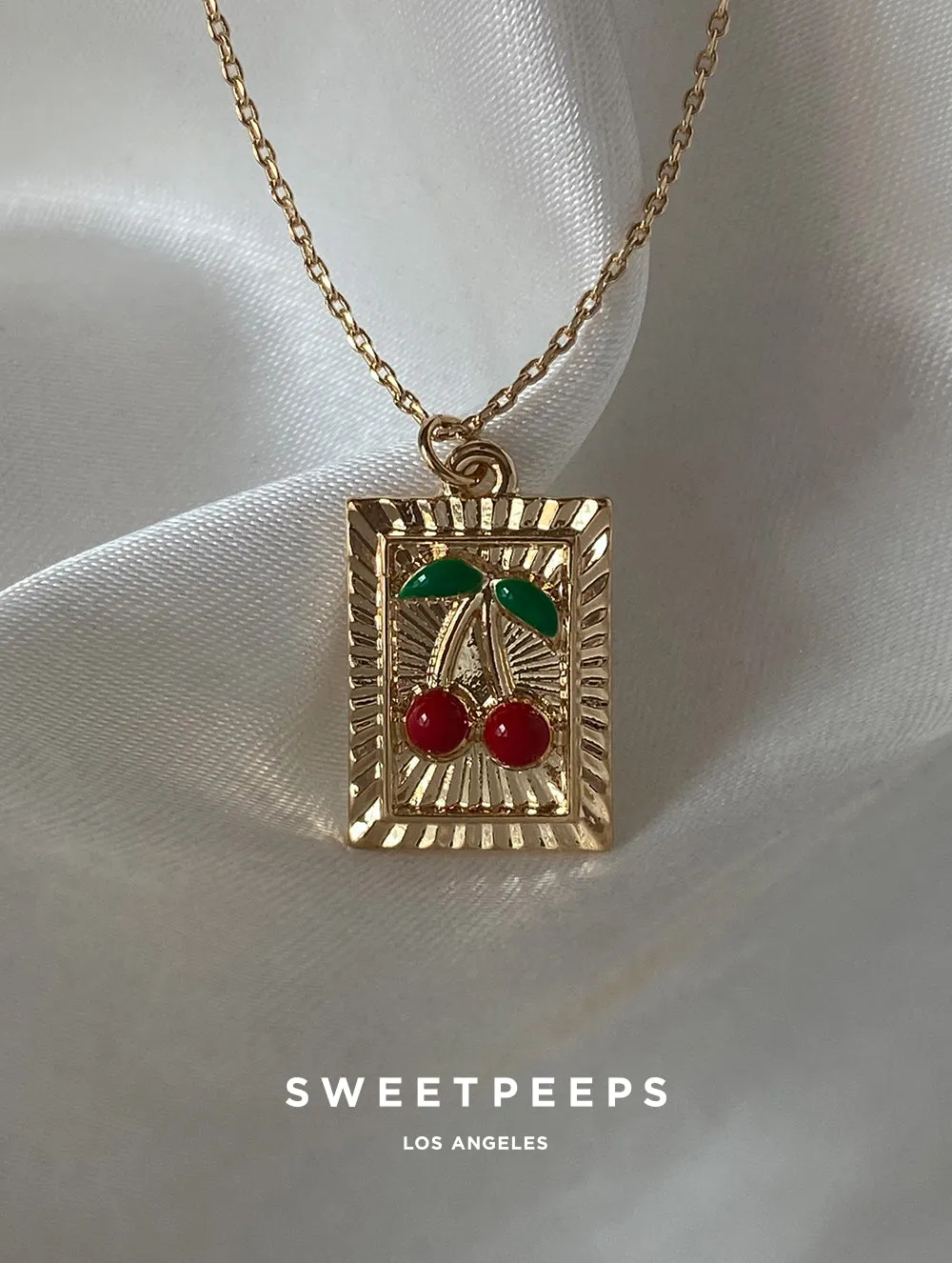 Cherry Pendant Necklace