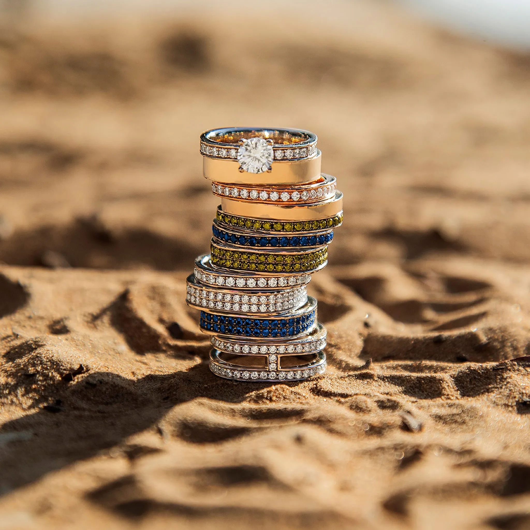 Chunky Khaki Ring