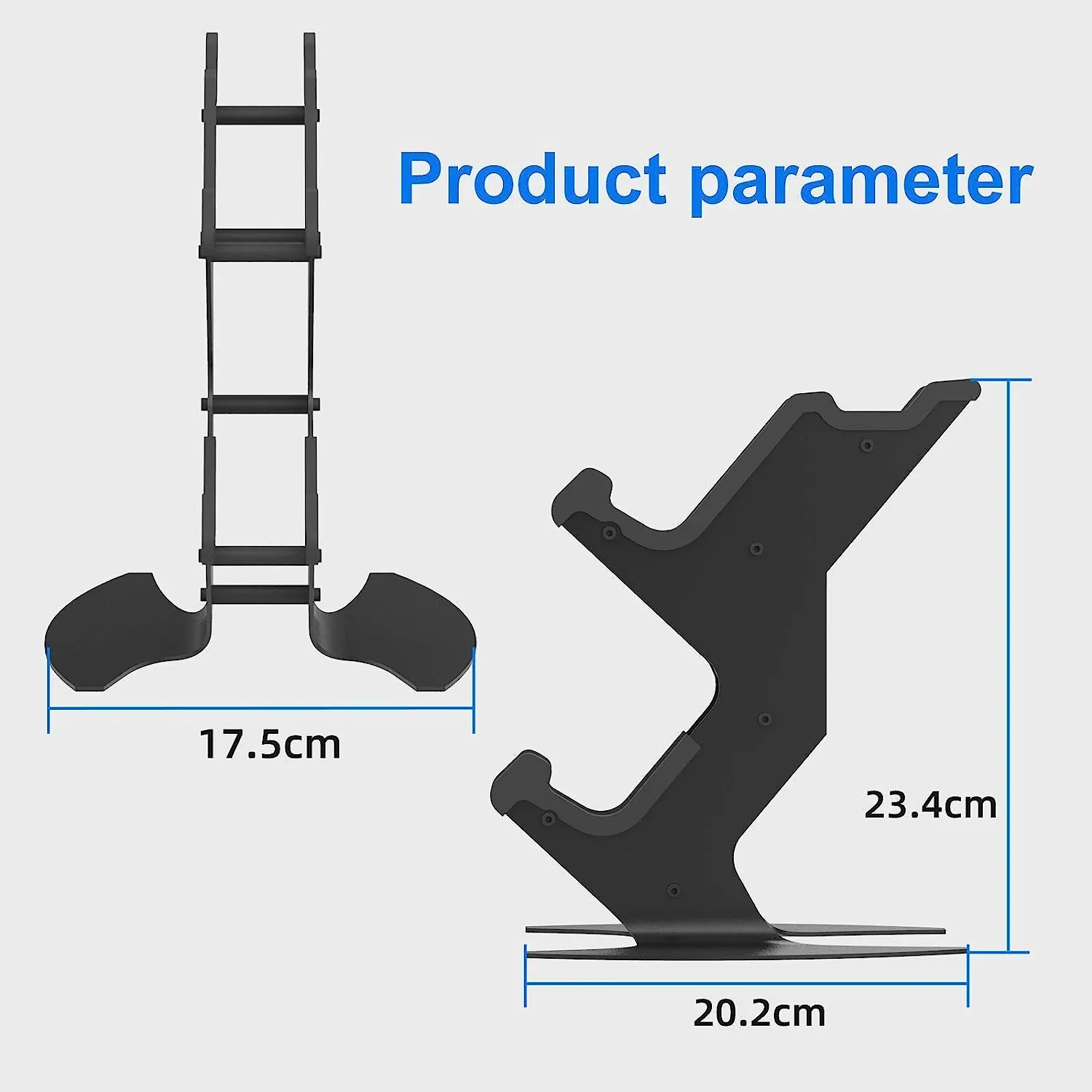 Controller Holder Universal Headset Stand Aluminum Metal Organizer Storage for Video Game Accessories