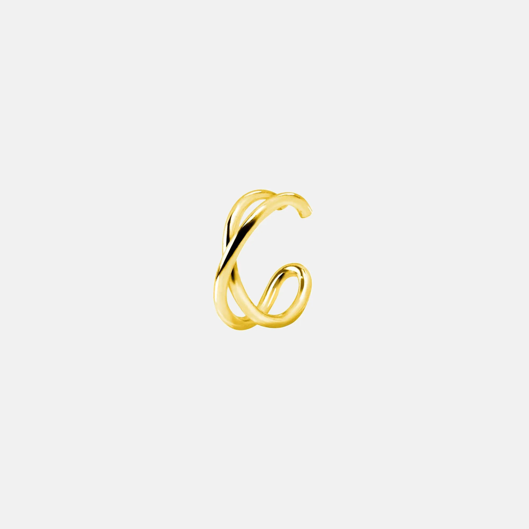 Cross Gold Ear Cuff