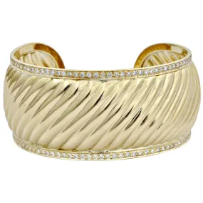 Cuff Bangle-Diamond