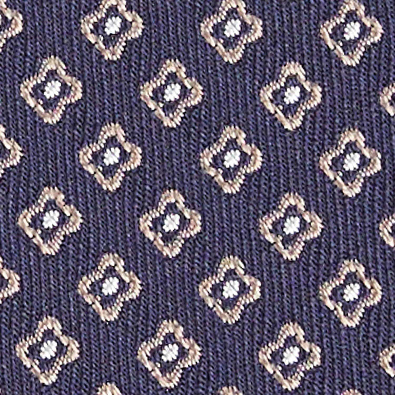 DARK BLUE SARTORIAL JACQUARD SILK TIE