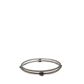 David Yurman Amethyst Bangle Set
